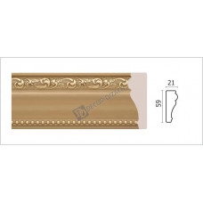 Молдинг малый161-91G Decor Dizayn