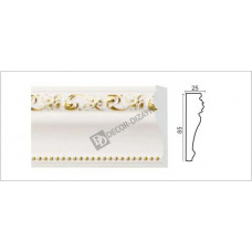 Молдинг средний золотистый 152-115G(FM) Decor Dizayn