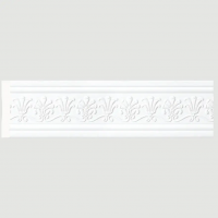 Бордюр Cosca W80(2)P-W27 Полистирол Белый 2400*80*12 мм