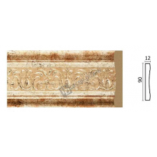 Молдинг широкий Decor Dizayn 163-127 Полистирол 2400*90*12 мм