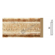 Молдинг широкий Decor Dizayn 163-127 Полистирол 2400*90*12 мм