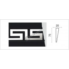 Молдинг с греческим орнаментом 141-BS Decor Dizayn