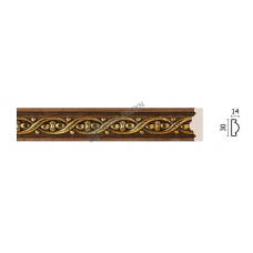 Молдинг малый Decor Dizayn 157-3 Полистирол 2400*30*14 мм